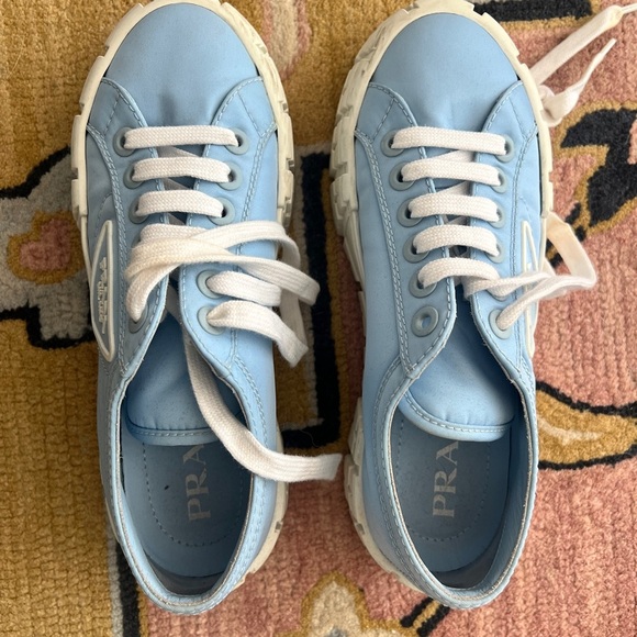 Prada Printed Nylon Sneakers - Picture 2 of 8